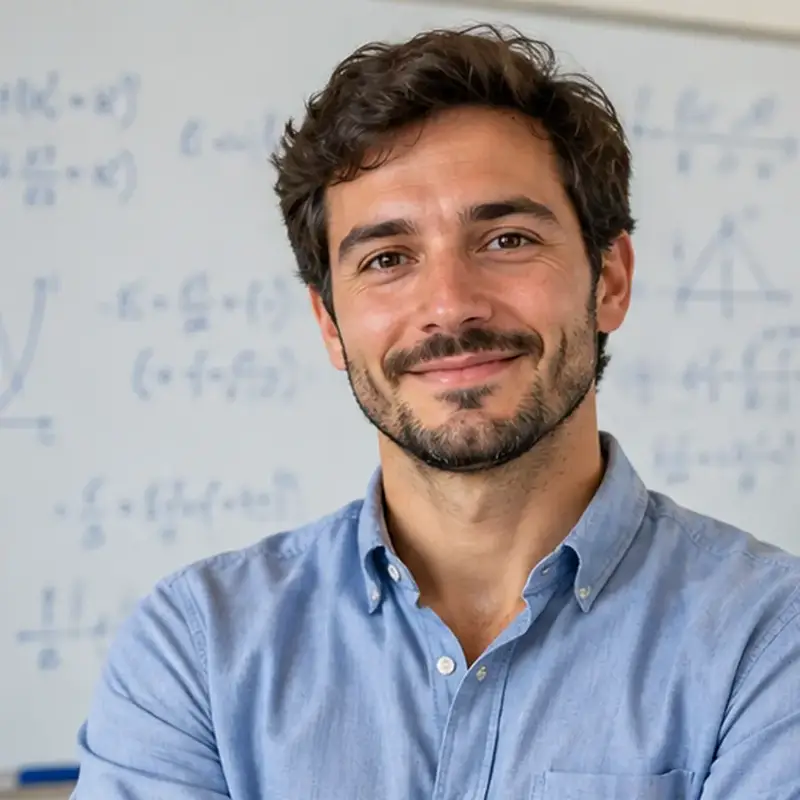 Fórmulas matemáticas escritas en una hoja